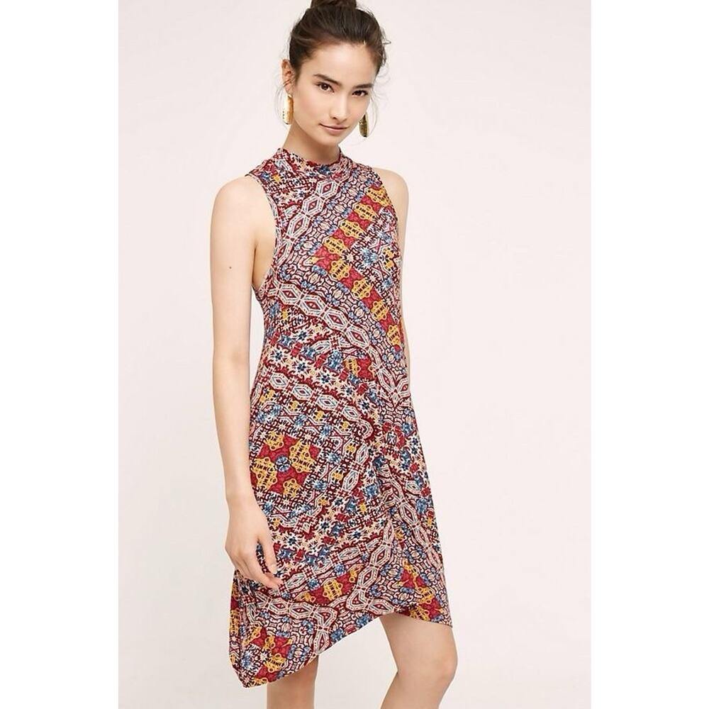 Anthropologie Maeve Lilt Dress Womens Large Swing Dress